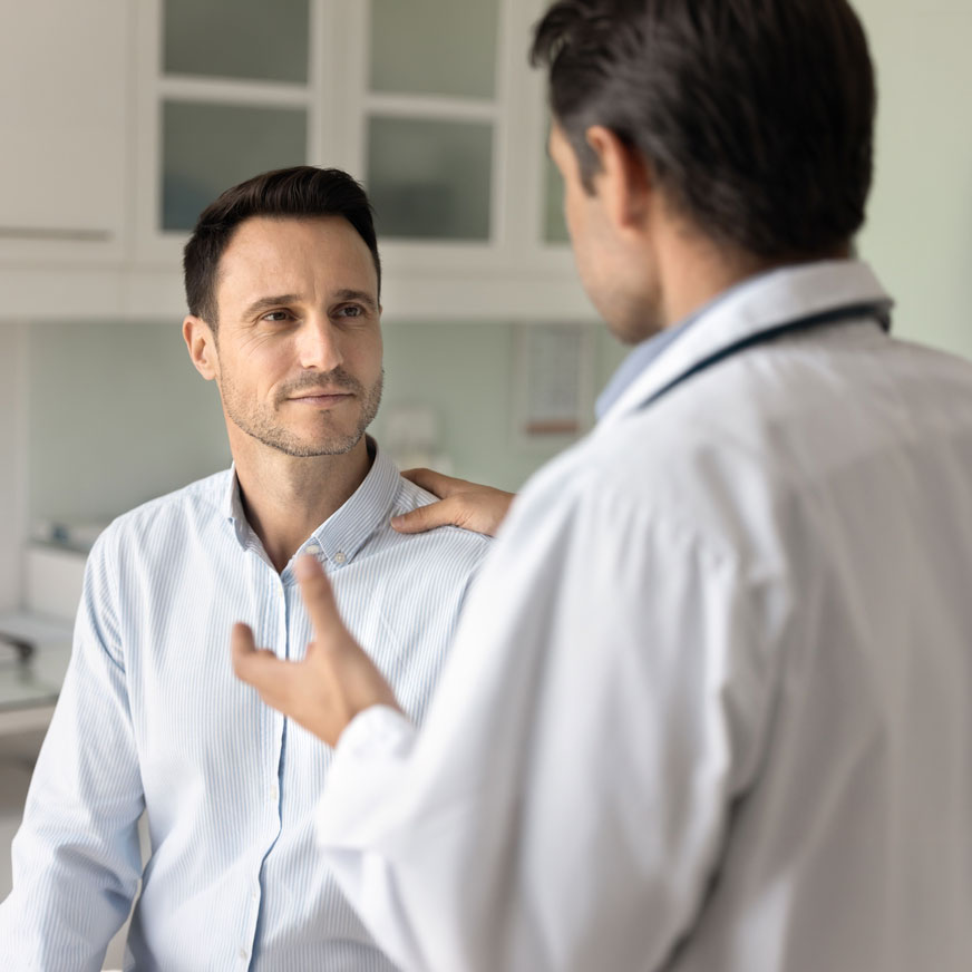 Healthcare professional in consultation at Health 1 Medical PC, Patchogue NY